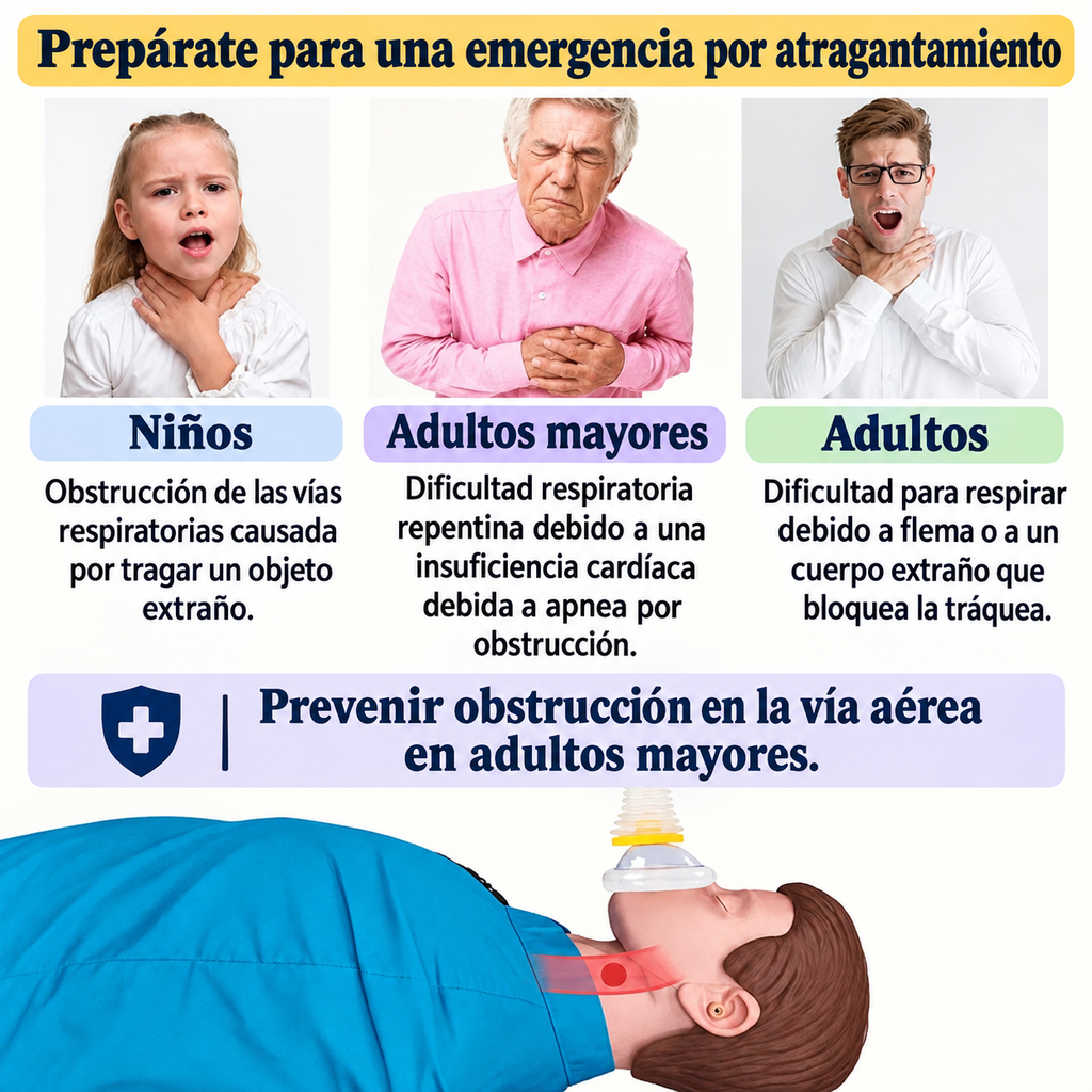 Dispositivo de succión antiasfixia.