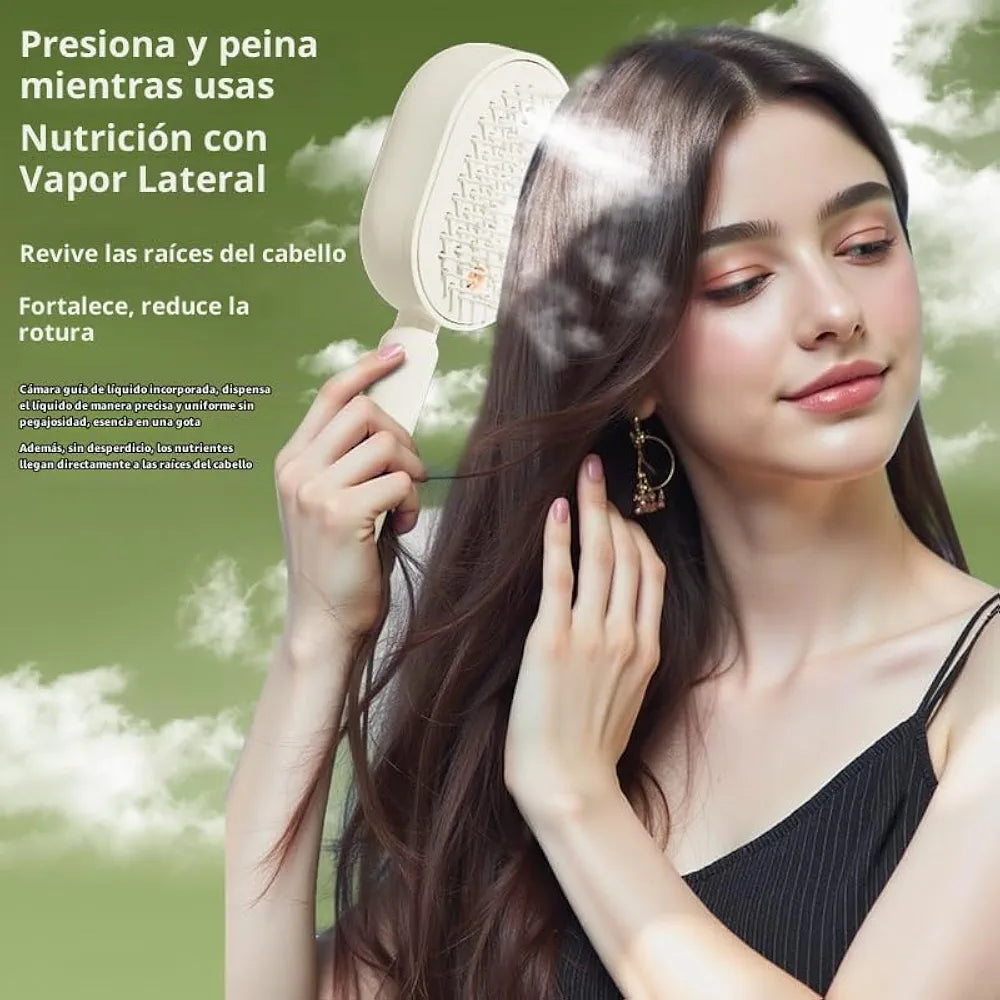 Cepillo Eléctrico Masajeador con Pulverizador