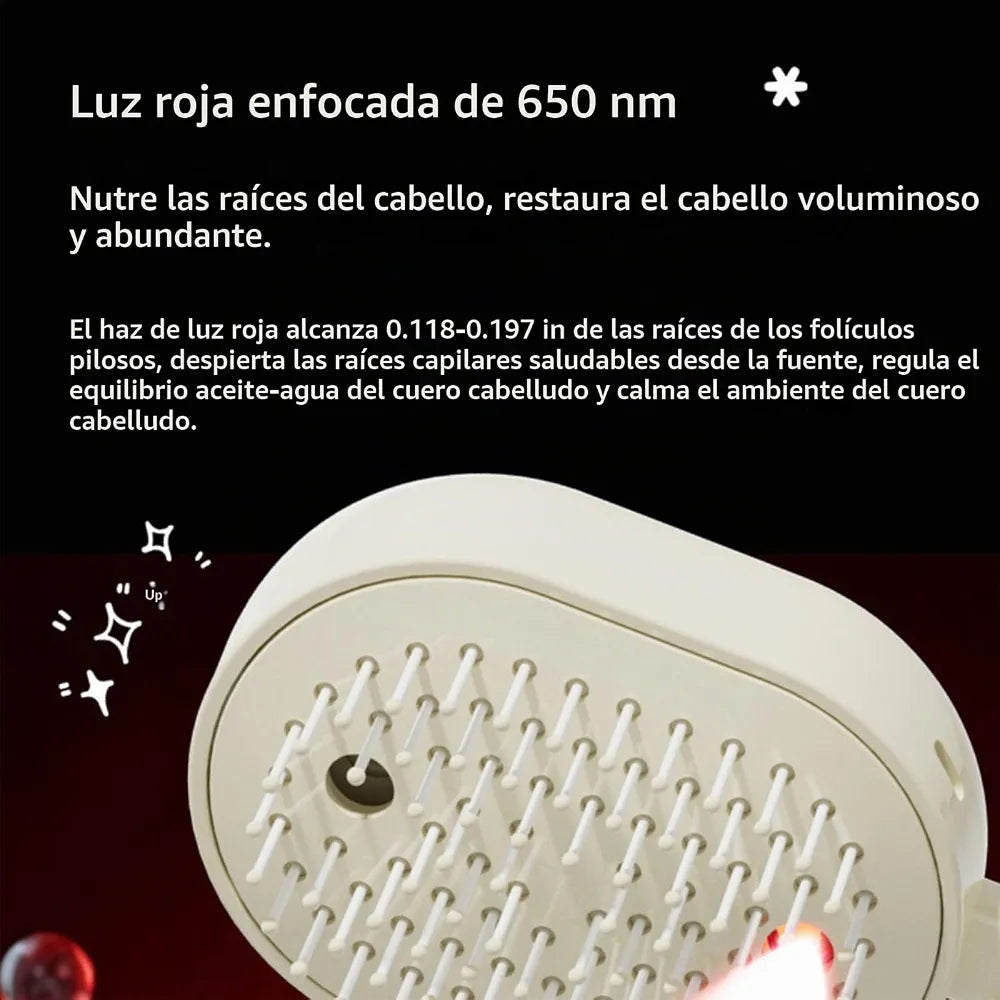 Cepillo Eléctrico Masajeador con Pulverizador